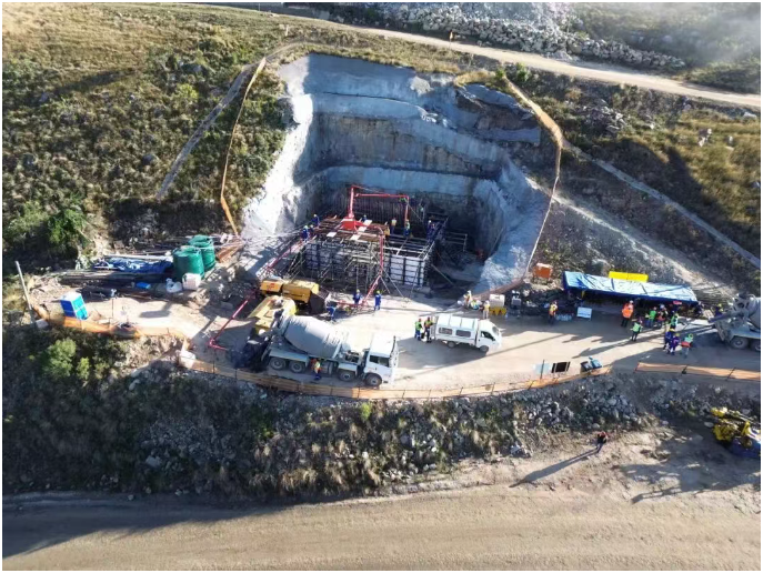 南非Mtentu大橋項目P10擴(kuò)大基礎(chǔ)順利完成澆筑