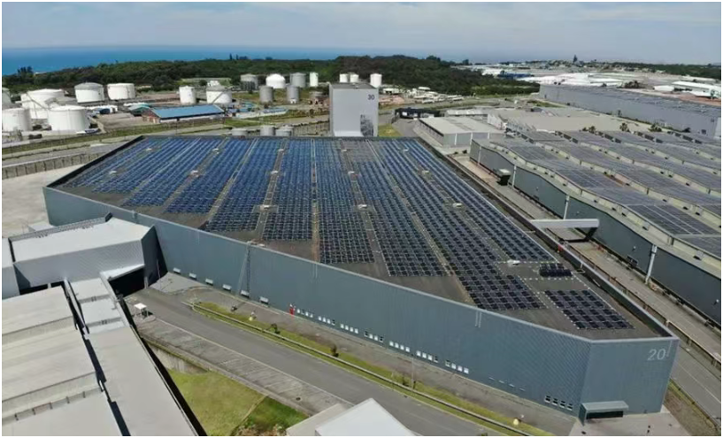 晶科能源Tiger Neo組件助力南非奔馳工廠打造最大規(guī)模屋頂光伏項目