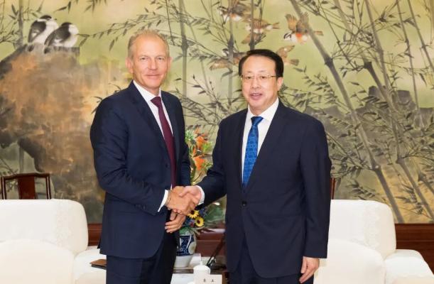 龔正會(huì)見法國(guó)液化空氣集團(tuán)CEO傅朗華