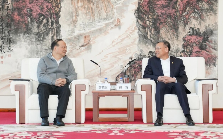 中國能建總經(jīng)理倪真與寧德時代董事長曾毓群會談