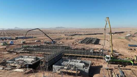 沙特R5 AHK2光伏項(xiàng)目升壓站主體結(jié)構(gòu)施工全面啟動(dòng)