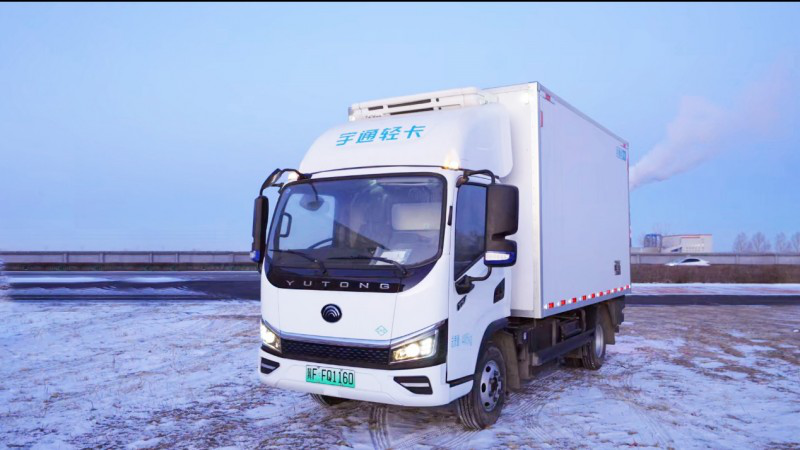 低溫+高海拔！未勢能源聯合宇通輕卡，完成極端復雜工況測試驗證
